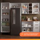 Ver imagem 5 de Armário de Cozinha Completa com Adega 7 Portas 3 Gavetas Favorita Branco/Nature
