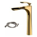 Ver imagem 2 de Torneira Lavabo Alta Gold Monocomando Quente e Frio Cuba