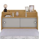 Ver imagem 3 de Cabeceira de Casal Flex Itapaci Naturalle Off White
