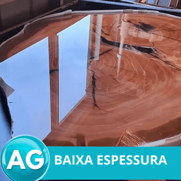 Resina Epoxi Baixa Espessura Baixa Viscosidade Ag Resinas Ag Resina Baixa Espessura 3kg - 3