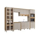 Ver imagem 2 de Cozinha Completa 6 Peças 14 Portas Allure CZ656 Gris Linea