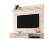 Painel Bancada Suspensa para TV até 55 Polegadas Frizz Sublime - Calacata/Off White - Casa K - 1