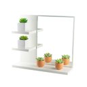 Ver imagem 1 de Armário para Banheiro com Espelho Nice Branco 40cm