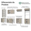 Ver imagem 4 de Armário de Cozinha Completa 340 cm Branco/Crema Vik Madesa 01