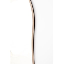 Espelho Grande Corpo Inteiro com Moldura Metal Orgânico Decorativo 170x70cm Luxo - 4
