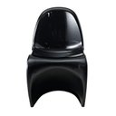 Ver imagem 3 de Cadeira design Panton Curve Alto brilho Preto