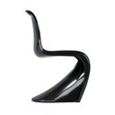 Ver imagem 2 de Cadeira design Panton Curve Alto brilho Preto
