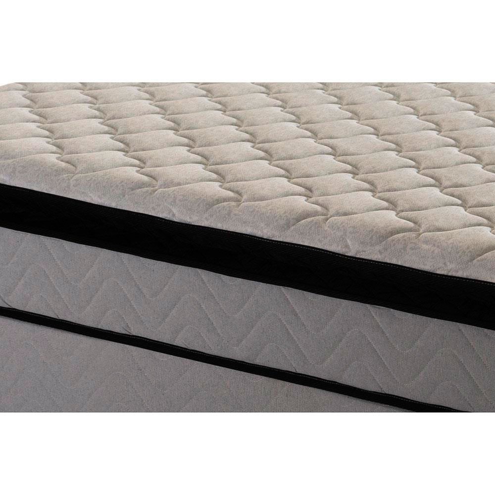 Cama Box de Casal Hellen Titanium com Molas Ensacadas, Pillow Top e Revestimento em Tecido Malha - 4