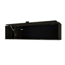 Ver imagem 5 de Armário Aéreo com Nicho e Porta Basculante 35x135x35cm Wlnp135 Carvalho Dark - Preto