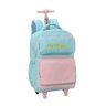 Mochila Up4you Rodinha Candy Bar Azul Rosa Mc46692up0100un 0106099 - 2