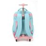 Mochila Up4you Rodinha Candy Bar Azul Rosa Mc46692up0100un 0106099 - 4