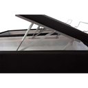 Ver imagem 4 de Cama Box Baú Viúva Courano Black New (128x188x35) - Castor