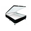 Ver imagem 1 de Cama Box Baú Viúva Courano Black New (128x188x35) - Castor