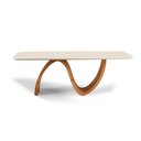 Ver imagem 2 de Mesa de Jantar Copenhague 220cm x 110cm com Vidro Off White