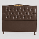 Ver imagem 2 de Cabeceira Greta 160cm Estofada Corino Modena p/ Cama Box Casal Queen Quarto