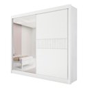 Ver imagem 5 de Guarda-roupa Casal 2 Portas 6 Gavetas 100% Mdf Coliseu Ripado