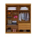 Ver imagem 3 de Guarda Roupa 4 Portas New Master Benetil Cinamomo