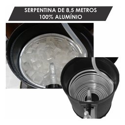 Chopeira Doméstica Portátil 4,1 Litros A Gelo Dourada Boteco - 4