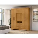 Ver imagem 2 de Guarda Roupa Casal Imperial Carvalho Americano - Incorplac