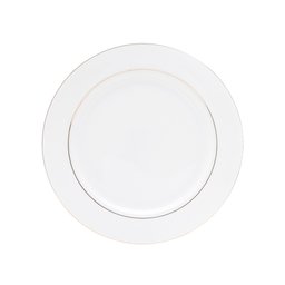Aparelho de Jantar/chá e Café 42 Peças de Porcelana Branca C/filete Dourado Mônaco Wolff - 2
