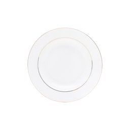 Aparelho de Jantar/chá e Café 42 Peças de Porcelana Branca C/filete Dourado Mônaco Wolff - 4