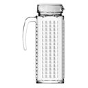 Ver imagem 4 de Jarra de Vidro Ladrilho Alça e Tampa Colorex - 1,2 Litros