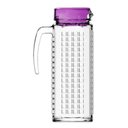 Ver imagem 6 de Jarra de Vidro Ladrilho Alça e Tampa Colorex - 1,2 Litros