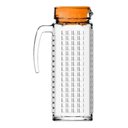 Ver imagem 5 de Jarra de Vidro Ladrilho Alça e Tampa Colorex - 1,2 Litros