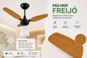 Ver imagem 4 de Ventilador Teto Venti-Delta Eco Ventus Inverter 55W Controle Remoto Bivolt Preto Freijó