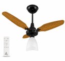 Ver imagem 1 de Ventilador Teto Venti-Delta Eco Ventus Inverter 55W Controle Remoto Bivolt Preto Freijó