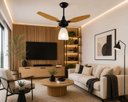 Ver imagem 5 de Ventilador Teto Venti-Delta Eco Ventus Inverter 55W Controle Remoto Bivolt Preto Freijó