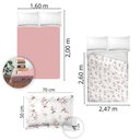 Ver imagem 3 de Jogo de Cama King Size 300 Fios Nova América - Antonela (7902)