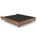 Ver imagem 1 de Cama Casal Base Box 140cm Many P02 Sintético Caramelo - Mpozenato