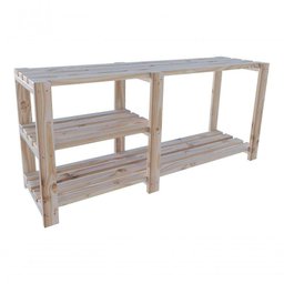 Mesa Básica Madeira Maciça Design Moderno 110cm - 2