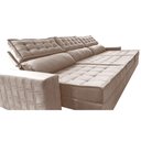 Ver imagem 4 de Sofá Retrátil e Reclinável 3,85m Cama inBox Big Star com SoftGel D40 Velupluma Bege