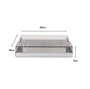 Ver imagem 2 de Porta Frios Inox Tampa Pote Presunto Petiscos Queijo Brinox 24x17cm:prateado