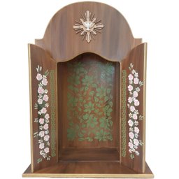 Oratório Capela para Imagens de até 33cm - Marrom - Coleção Congonhas - 1