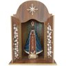 Oratório Capela para Imagens de até 33cm - Marrom - Coleção Congonhas - 4