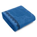 Ver imagem 1 de Toalha de Praia Buettner Jacquard Veludo Hibiscus 81cm x 1,50m Azul