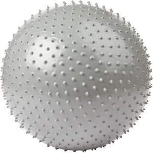 BOLA SUICA COM MASSAGEADOR - CINZA