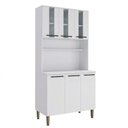 Ver imagem 2 de Armário para Cozinha 6 Portas 93cm Atraente Branco