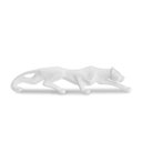Ver imagem 2 de Escultura Estátua Decorativa Pantera Ataque Sala de Estar 22cm:branco Brilho
