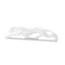 Ver imagem 3 de Escultura Estátua Decorativa Pantera Ataque Sala de Estar 22cm:branco Brilho