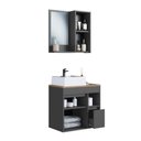 Ver imagem 6 de Armários Modulares de Banheiro Crart-CON012 2 Portas 1 Gaveta MDP 60cm Grafite Multimóveis