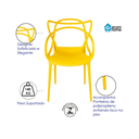 Ver imagem 6 de Cadeira Allegra Amarela Sala de Jantar, Cozinha e Restaurante