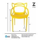 Ver imagem 7 de Cadeira Allegra Amarela Sala de Jantar, Cozinha e Restaurante