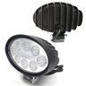 Kit 100 Faróis Led Oval 8 Led 24w 12v 24v Branco Jeep Trator - 5