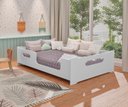 Ver imagem 2 de Cama Encanto Casal Montessoriana Infantil 100% MDF + Colchão Gazim D23 de 1.88x1.38 - Branca