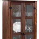 Ver imagem 2 de Cristaleira com 2 Portas de Vidro D112 - (Imbuia)