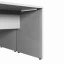 Ver imagem 5 de Mesa Escritório 2 Lugares 1,10m X 1,40m Pés Painel F5 Office Cor:cinza